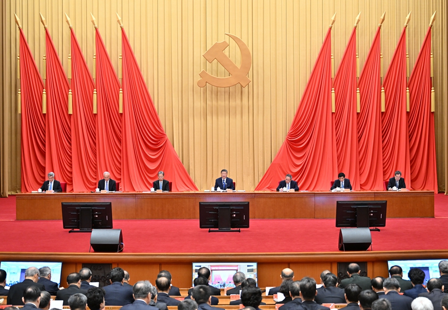 ??1月6日，，，，，中共中央总书记、国家主席、中央军委主席习近平在中国共产党第二十届中央纪律检查委员会第四次全体聚会上揭晓主要讲话。。。。。。。李强、赵乐际、王沪宁、蔡奇、丁薛祥、李希出席聚会。。。。。。。